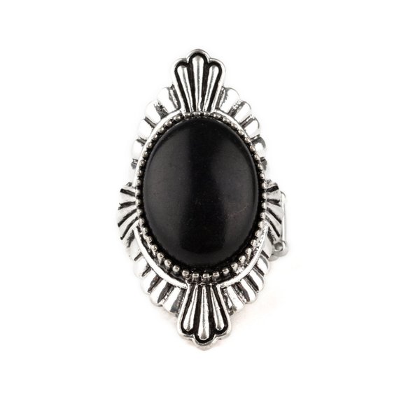 NWT Pioneer Party black mound stretch ring - Picture 2 of 2